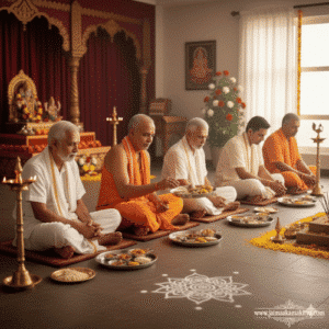 Brahmin Pandit Feeding